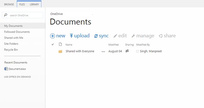 new document in sharepoint